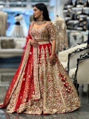 Ravishing Rouge Lehenga