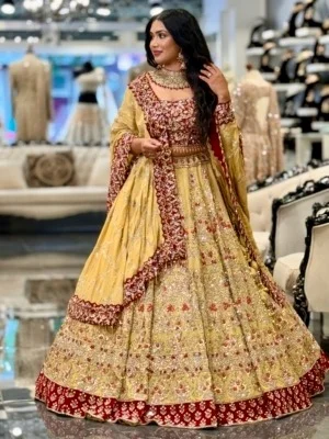 Fiery Grace Bridal Lehenga