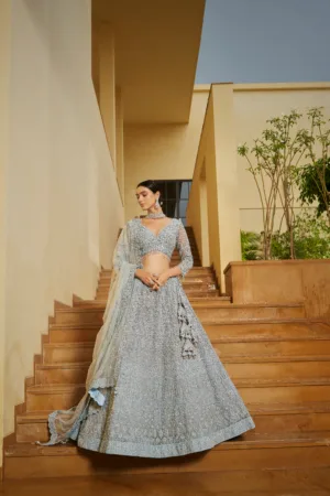 Celestial Mist Bridal Lehenga