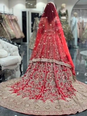 Ethereal Grace Trail Lehenga