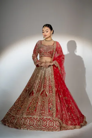 Regal Red Lehenga