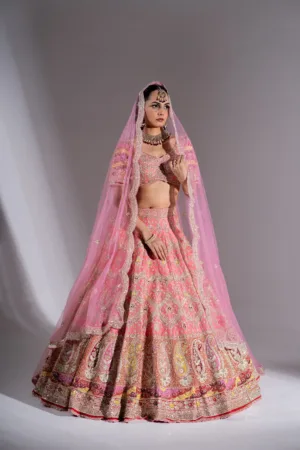 Blush Bloom Bridal Lehenga