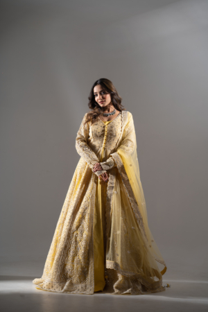 Sunshine Yellow Embroidered Dress