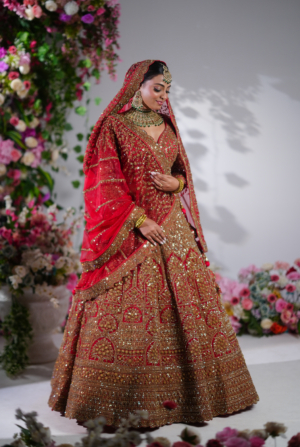 Rosewood Elegance Bridal Lehenga