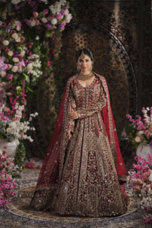 Regal Crimson  Dress