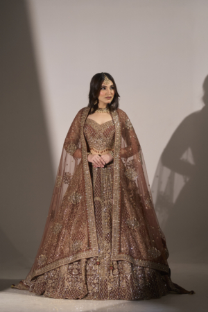 Rose Gold Luxe Bridal Lehenga