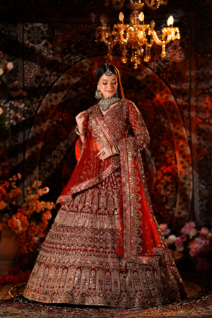 Royal Ember Bridal Lehenga Set