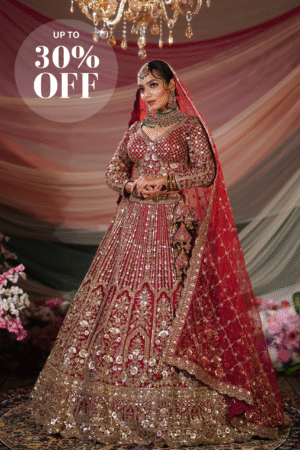 Regal Ruby Bridal Lehenga