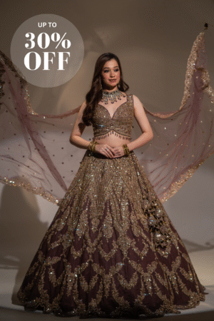 Royal Gold Embellished Lehenga