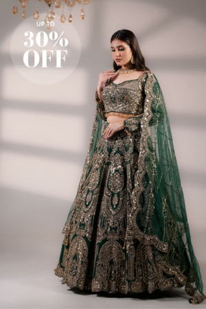 Emerald Empress Bridal Lehenga