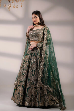 Emerald Empress Bridal Lehenga