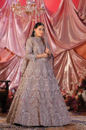 Ethereal Lilac Embroidered Lehenga Set
