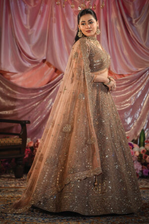 Rosé Gold Elegance Lehenga Set