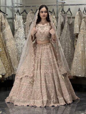 Blush Elegance Bridal Lehenga