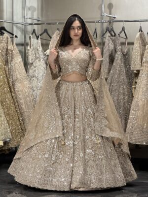 Golden Aura Bridal Lehenga