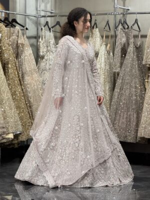Pearl Mist Bridal Lehenga