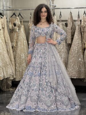 Mystic Moonstone Lehenga