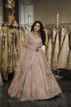 Blush Majesty Bridal Lehenga