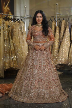Amber Majesty Lehenga